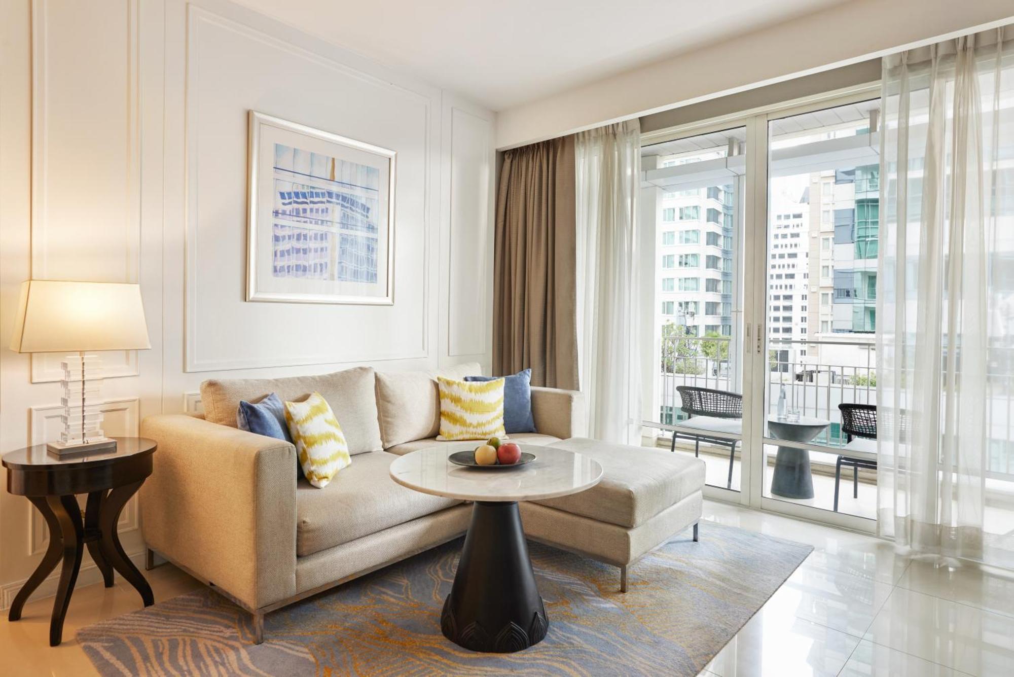 Dusit Suites Hotel Ratchadamri, Bangkok Zewnętrze zdjęcie Living room